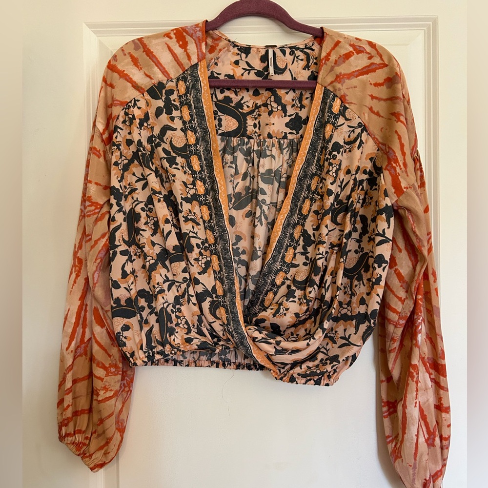 Free People top blouse size small